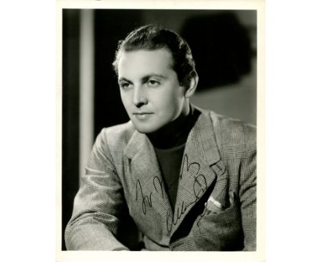 JONES ALLAN: (1907-1992) American actor and singer, remembered for his roles in the Marx Brothers films A Night at the Opera 