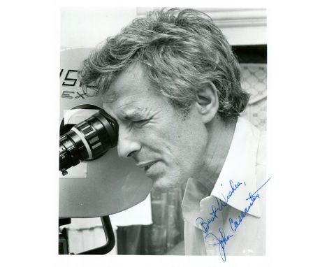 CASSAVETES JOHN: (1929-1989) American film director and actor, an Academy Award nominee. Signed 8 x 10 photograph of Cassavet