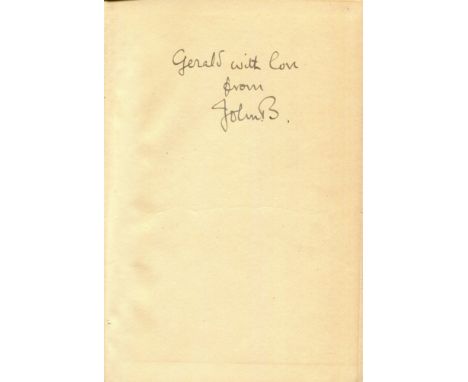 BETJEMAN JOHN: (1906-1984) English Poet Laureate 1972-84. Book signed and inscribed, being a hardback edition of Wrong Foot F