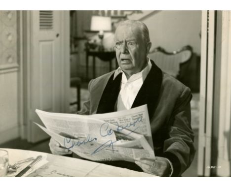 COBURN CHARLES: (1877-1961) American actor, Academy Award winner for Best Supporting Actor in 1943 for his role as Benjamin D