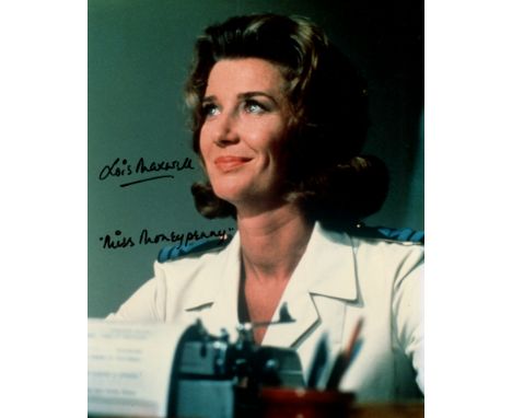 MAXWELL LOIS: (1927-2007) Canadian actress, famous for her portrayal of Miss. Moneypenny in the first fourteen James Bond fil