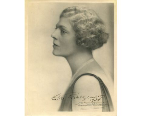 BARRYMORE ETHEL: (1879-1959) American actress, Academy Award winner for Best Supporting Actress in 1944 for her role as Ma Mo