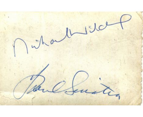 SINATRA & WILDING: SINATRA FRANK (1915-1998) American singer and actor, Academy Award winner & WILDING MICHAEL (1912-1979) En