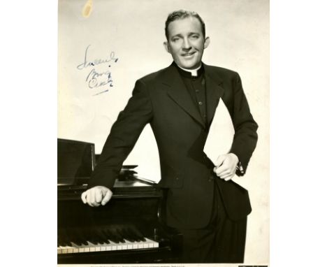 CROSBY BING: (1903-1977) American singer and actor, Academy Award winner for Best Actor in 1944 for his role as Father Chuck 
