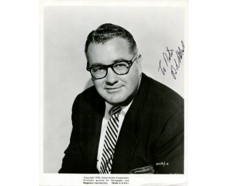ALDRICH ROBERT: (1918-1983) American film director. Vintage signed and inscribed 8 x 10 photograph of Aldrich in a head and s