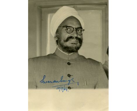 SINGH SWARAN: (1907-1994) Indian politician who served in various posts including Minister for External Affairs of India 1964