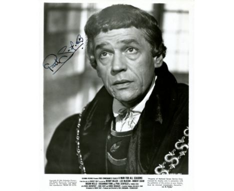 SCOFIELD PAUL: (1922-2008) English actor, Academy Award winner for Best Actor in 1966 for his role as Sir Thomas More in A Ma