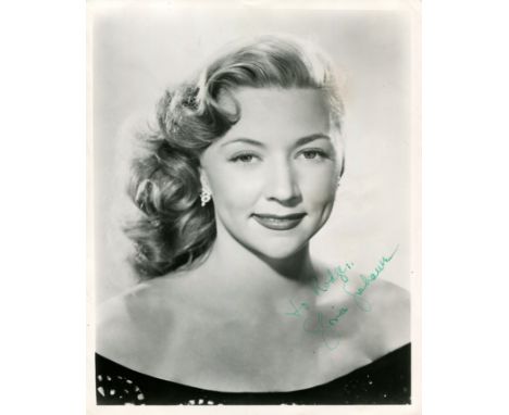 GRAHAME GLORIA: (1923-1981) American actress, Academy Award winner for Best Supporting Actress in 1952 for her role as Rosema