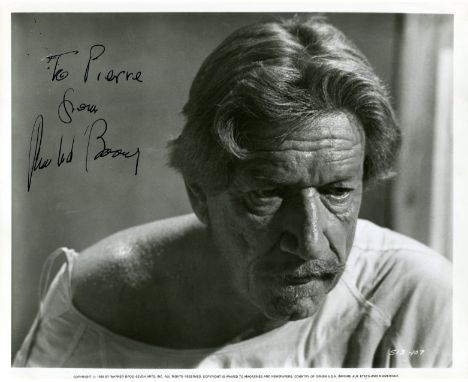 BOONE RICHARD: (1917-1981) American actor, remembered for his roles in Westerns. Signed and inscribed 10 x 8 photograph of Bo