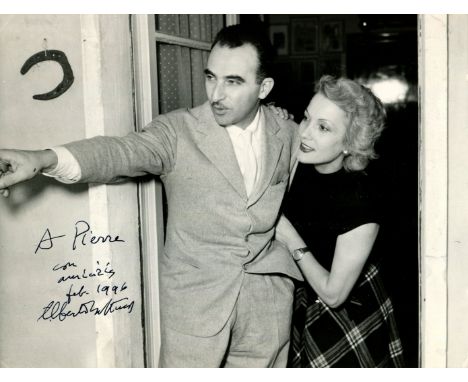 LATTUADA ALBERTO: (1914-2005) Italian film director. Signed and inscribed 9.5 x 7 photograph, the vintage press photograph by