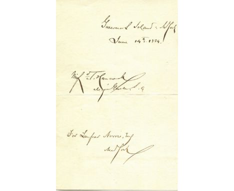 HANCOCK WINFIELD SCOTT: (1824-1886) American military officer with the United States Army who served as a Union General in th