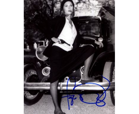 DUNAWAY FAYE: (1941-&nbsp;&nbsp;&nbsp;&nbsp; ) American actress, Academy Award winner. Signed colour 8 x 10 photograph of Dun