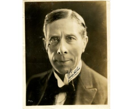 ARLISS GEORGE: (1868-1946) British actor, Academy Award winner for Best Actor in 1929/30 for his role as Benjamin Disraeli in