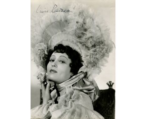 RAINER LUISE: (1910-2014) Austrian actress, Academy Award winner for Best Actress in 1936 for her role as Anna Held in The Gr