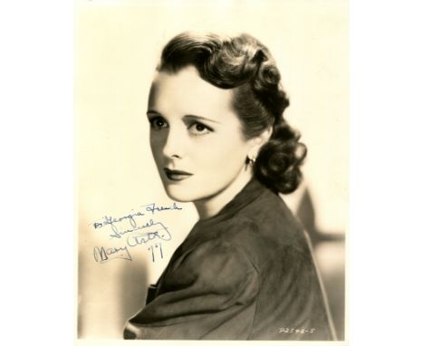 ASTOR MARY: (1906-1987) American actress, Academy Award winner for Best Supporting Actress in 1941 for her role as Sandra Kov