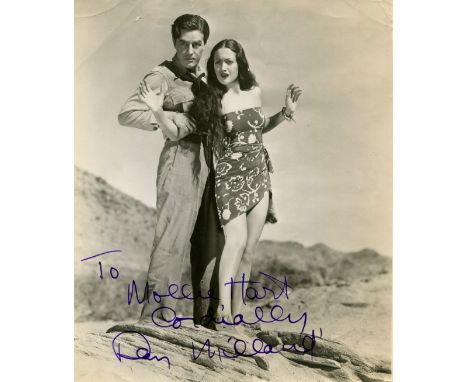 MILLAND RAY: (1905-1986) Welsh actor, Academy Award winner for Best Actor in 1945 for his role as Don Birnam in The Lost Week