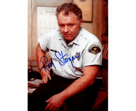 STEIGER ROD: (1925-2002) American actor, Academy Award winner for Best Actor in 1967 for his role as Police Chief Bill Gilles