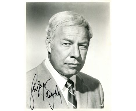 KENNEDY GEORGE: (1925-2016) American actor, Academy Award winner for Best Supporting Actor in 1967 for his role as Dragline i