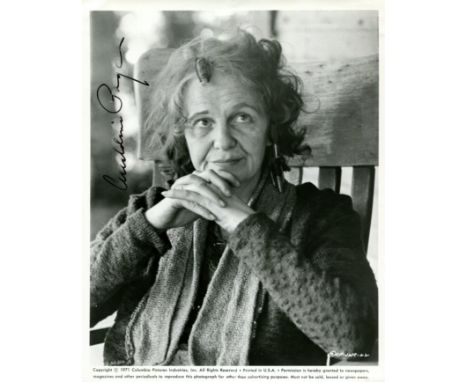 PAGE GERALDINE: (1924-1987) American actress, Academy Award winner for Best Actress in 1985 for her role as Mrs. Carrie Watts