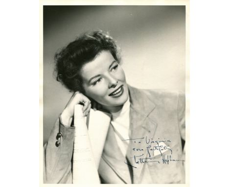 HEPBURN KATHARINE: (1907-2003) American actress, Academy Award winner for Best Actress in 1967 for her role as Christina Dray