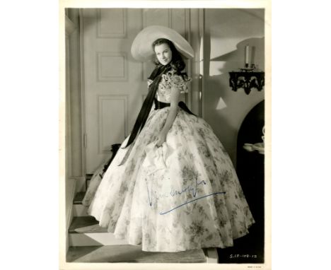 LEIGH VIVIEN: (1913-1967) English actress, Academy Award winner for Best Actress in 1939 for her role as Scarlett O'Hara in G