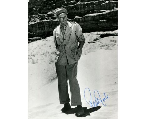 O'TOOLE PETER: (1932-2013) British actor, recipient of an Academy Honorary Award. Vintage signed 7 x 9.5 photograph of O'Tool