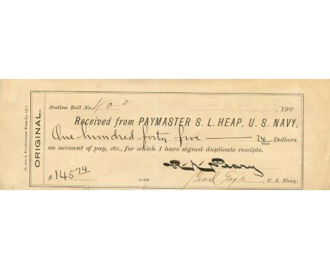 PEARY ROBERT: (1856-1920) American Rear Admiral and explorer who claimed to have been the first to reach the geographic North