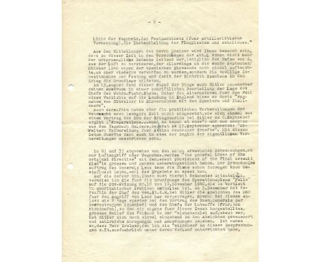 [OPERATION FELIX]: An interesting archive of four A.Ls.S. and twelve T.Ls.S., all relating to Operation Felix, the codename g