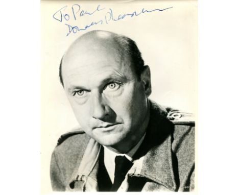 PLEASENCE DONALD: (1919-1995) English actor. An excellent vintage signed and inscribed 8 x 10 photograph of Pleasence in a he