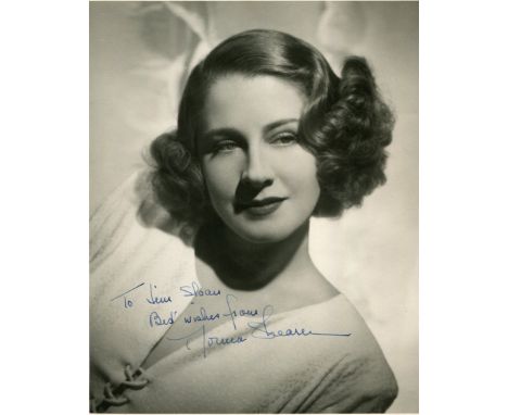 SHEARER NORMA: (1902-1983) Canadian-born American actress, Academy Award winner for Best Actress in 1929/30 for her role as J