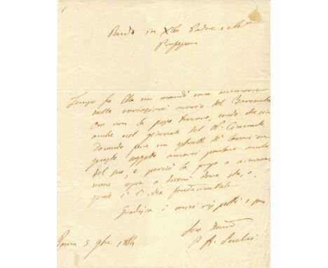 SECCHI ANGELO: (1818-1878) Italian astronomer and Catholic priest, a pioneer in astronomical spectroscopy and one of the firs