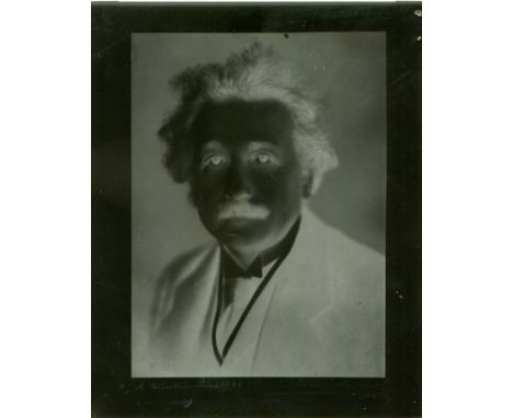 [EINSTEIN ALBERT]: (1879-1955) German-born theoretical physicist, Nobel Prize winner for Physics, 1921. A small group of thre