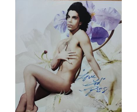 PRINCE: (1958-2016) American singer & songwriter. Signed record sleeve for the album Lovesexy (1988) by Prince, signed '''Lov