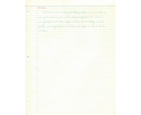 [DOWDING HUGH]: (1882-1970) British Air Chief Marshal, Commander of RAF Fighter Command during the Battle of Britain. An orig