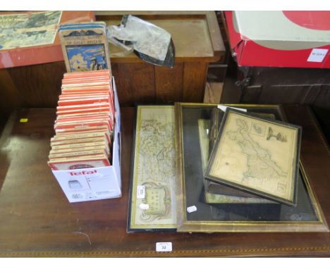 Three Ordnance Survey maps of West Sussex, South Hampshire and the Isle of Wight, dated 1810, linen backed and folded in a le