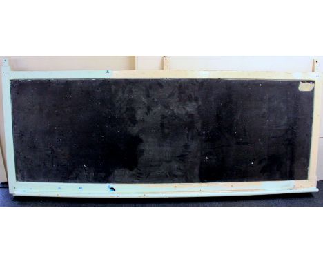 A large vintage school blackboard, W. 245cm.