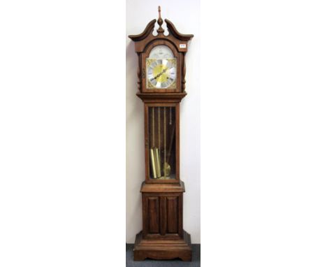 A reproduction grandmother clock, H. 75cm.