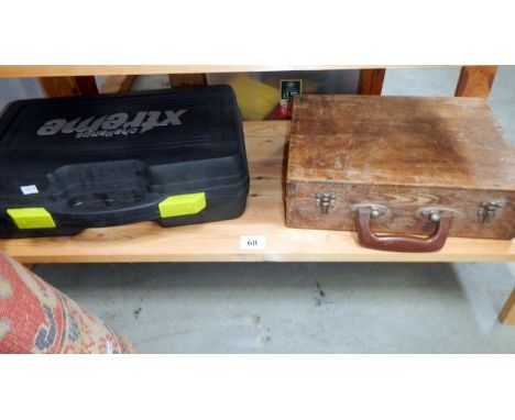A 500W reciprocating saw & tool box with contents