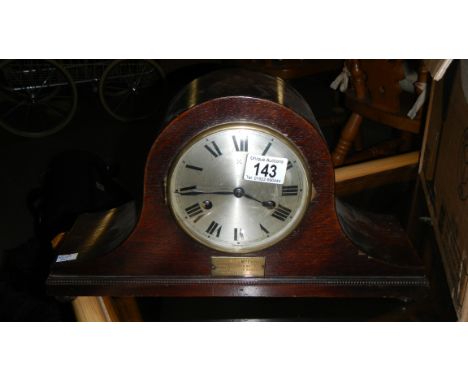 A mantel clock