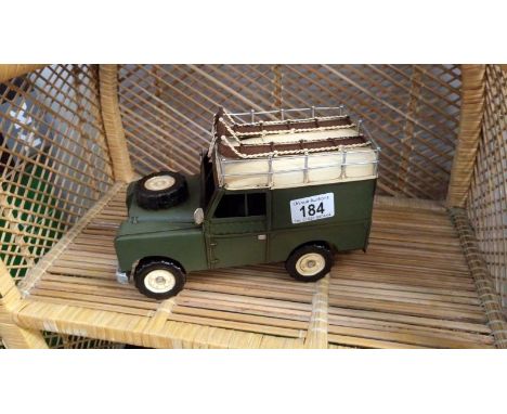 A model of a Land Rover