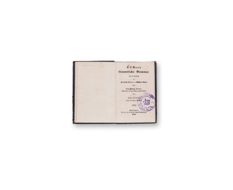 BULWER, EDUARD LYTTON, PFIZER, GUSTAV: PAUL CLIFFORD. EIN ROMAN| 1845 | PUBLISHER: Stuttgart, J.B. Metzler | NUMBER OF PAGES: