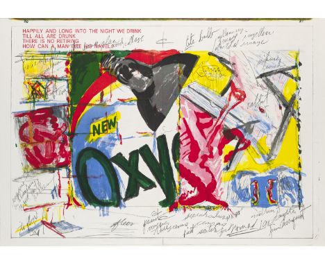 Pop Art James Rosenquist (1933 Grand Forks - 2017 New York)Oxy (aus "1 Cent Life"). 1964 Farblithografie auf leichtem Velinka