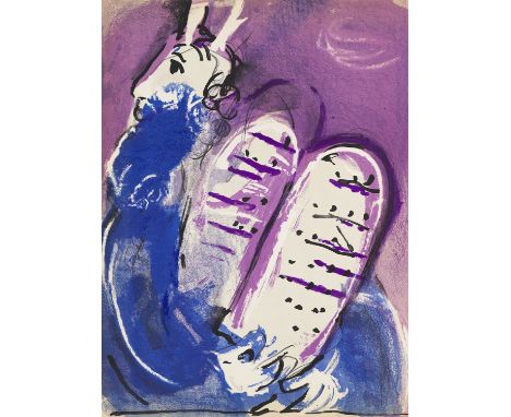 Klassische Moderne Marc Chagall (1887 Witebsk - 1985 St. Paul-de-Vence)5 Farblithographien. Aus: Lithographe, Verve 33/34. 19