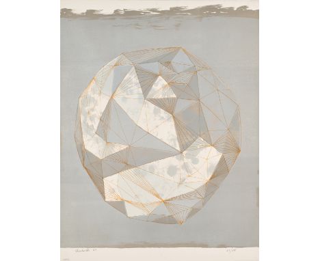 Lynn Chadwick.  (1914 London - 2003 Strouth). Moon in Alabama. 1963. Farblithographie auf Arches Velin (mit WZ). 59,5 x 50 cm