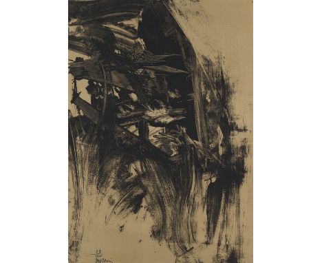 Italienische Moderne Mattia Moreni (1920 Pavia, Italien - 1999 Brisighella, Italien)o.T. (abstrakte Komposition). 1960er Jahr