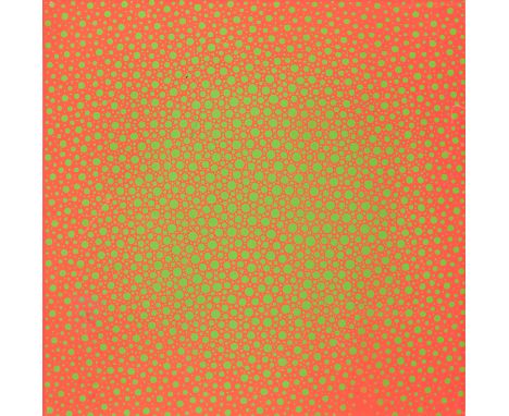 Konkrete Kunst Kuno Gonschior (1935 Wanne-Eickel - 2010 Bochum)o.T. (Vibration). 1968. Serigraphie in Leuchtfarbe auf Velin. 