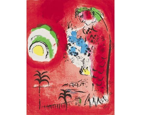 Klassische Moderne Marc Chagall (1887 Witebsk - 1985 St. Paul-de-Vence)4 (Farb-)lithographien. Aus: Lithographe. 1960. Je auf
