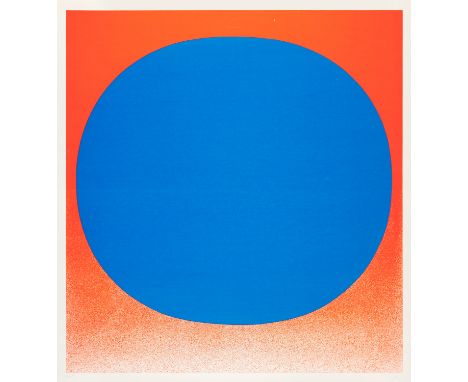 Rupprecht Geiger.  (1908 - 2009 München). Colour in the Round (orange). 1969. Farbserigraphie auf Vélin-Karton. 67 x 62 cm (7