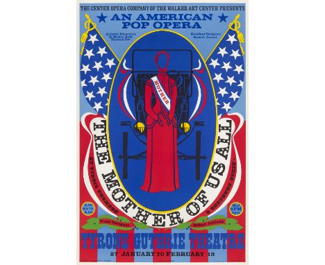 Pop Art Robert Indiana (1928 New Castle, Indiana (USA) - 2018 Vinalhaven, Maine (USA))The Mother of Us All. 1967. Farblithogr
