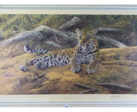 ANTHONY GIBBS limited edition print, proof stamp - 'Dawns First Scent', signed in pencil, 50 x 82cms